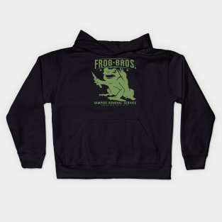 Frog Bros Vampire Removal  (dark tees) Kids Hoodie